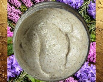 NYX Heather & Hyacinth Walnut Scrub and Cleanser.  Gentle Exfoliating Body Scrub.