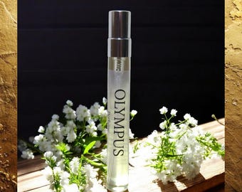 OLYMPUS Citrus, Cedar, & Jasmine Perfume for Men and Women. Fragrance Inspired by Greek Mythology.