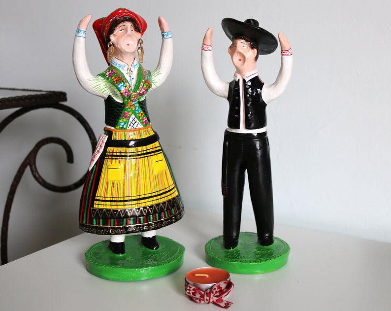 Handmade Traditional Portuguese Dancer from Minho Region