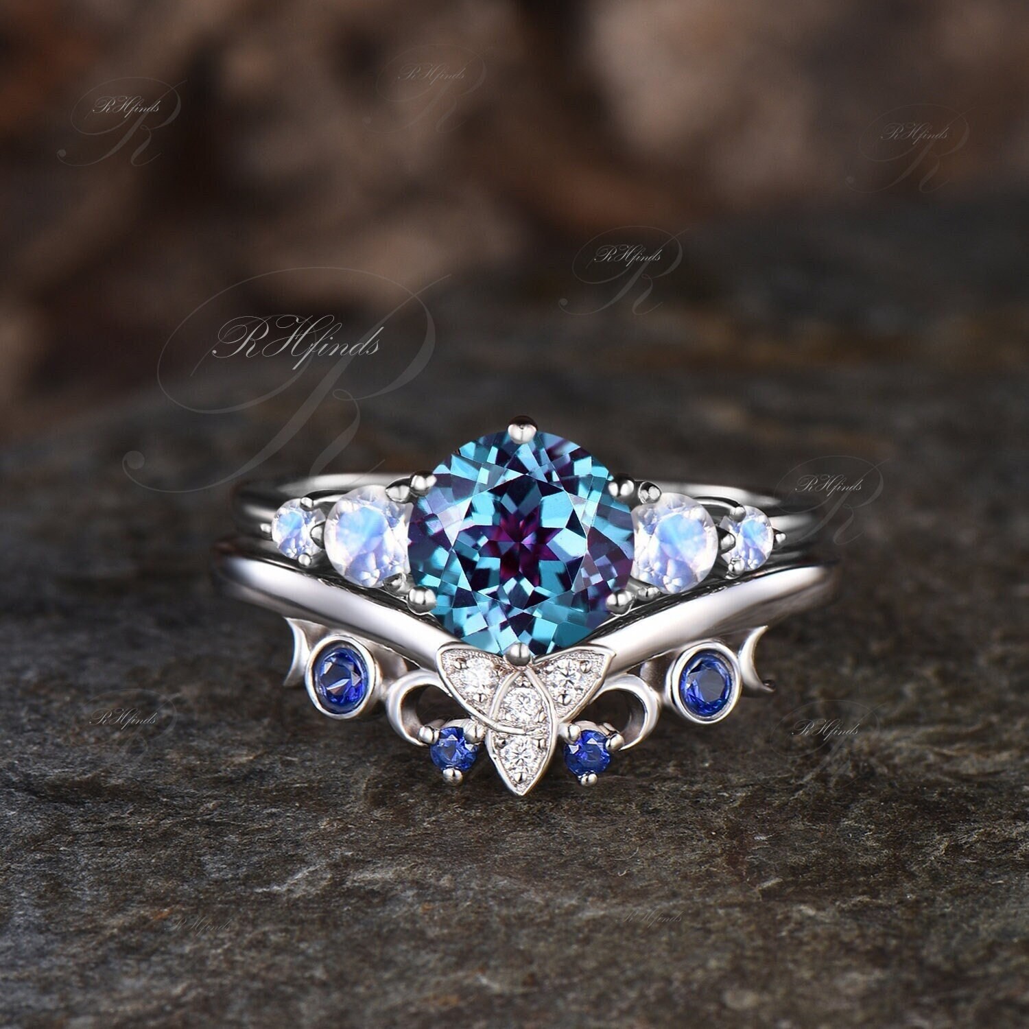 Alexandrite sapphire ring best sale