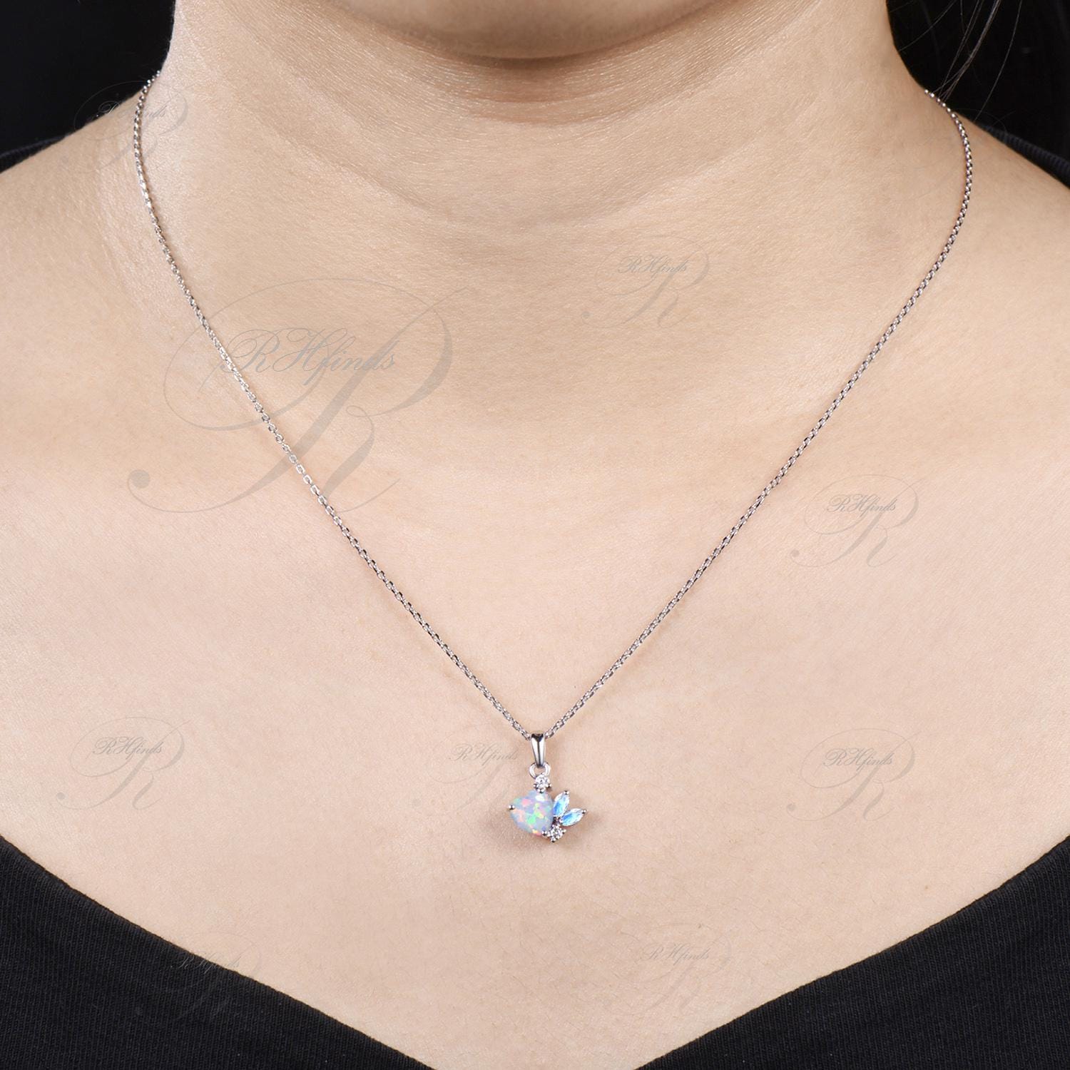 Conjunto De Piedras Preciosas En Forma De Corazón V5 Modelo 3D $21