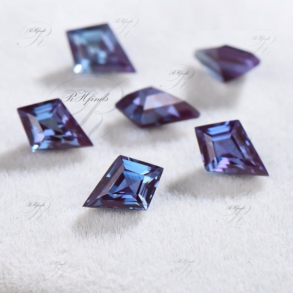 Kite Cut Alexandrite Loose Gemstone Color Change Gemstone June Birthstone Faceted Loose Alexandrite Ring Pendant Gift for Jewelry Making Etsy Canada