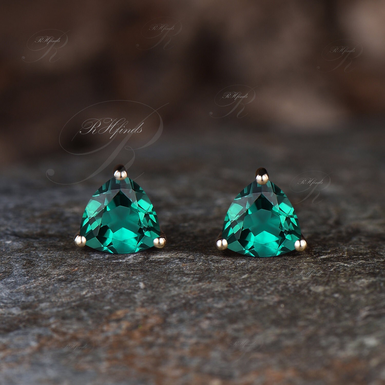 500pcs Custom Emerald Earring Cards, Embossing Earring Display