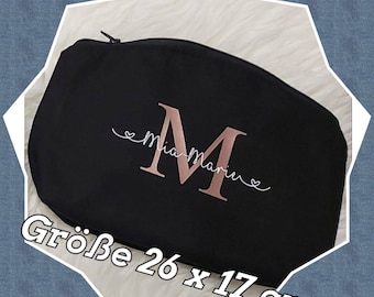 Cosmetic bag small bag with name