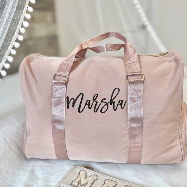 New Personalized Duffel Bag, Bridesmaid Gift,  personalized Weekend Bag, Gym Bag,  Duffle Bag, Bridal Gift,  Personalized Gift 639