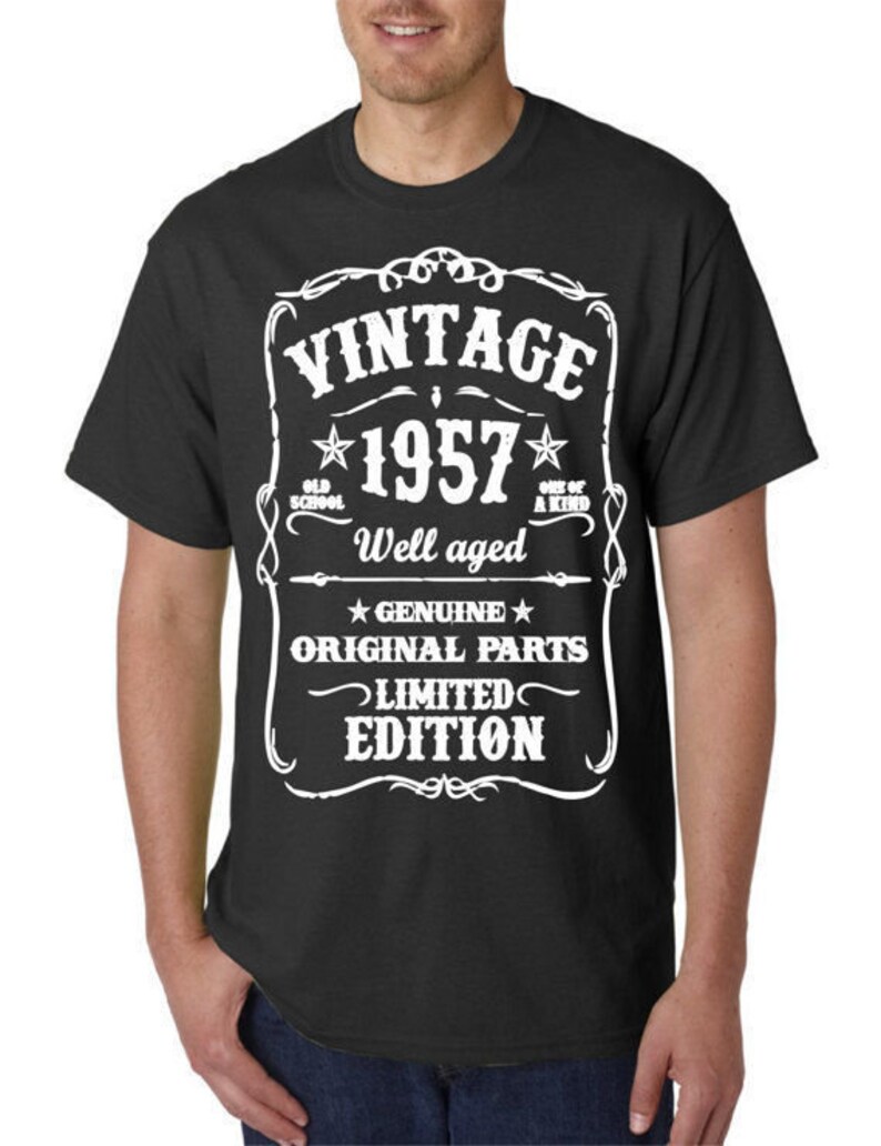 Geburt Jahr 1957 geboren in 1957 Tshirt Vintage Geburtstag Etsy
