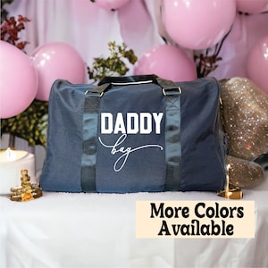 Sac papa, sac maman, sac d'hôpital pour nouveau-né, future maman, cadeau de baby shower, sac de bienvenue pour bébé, sac maman pour l'hôpital, D153