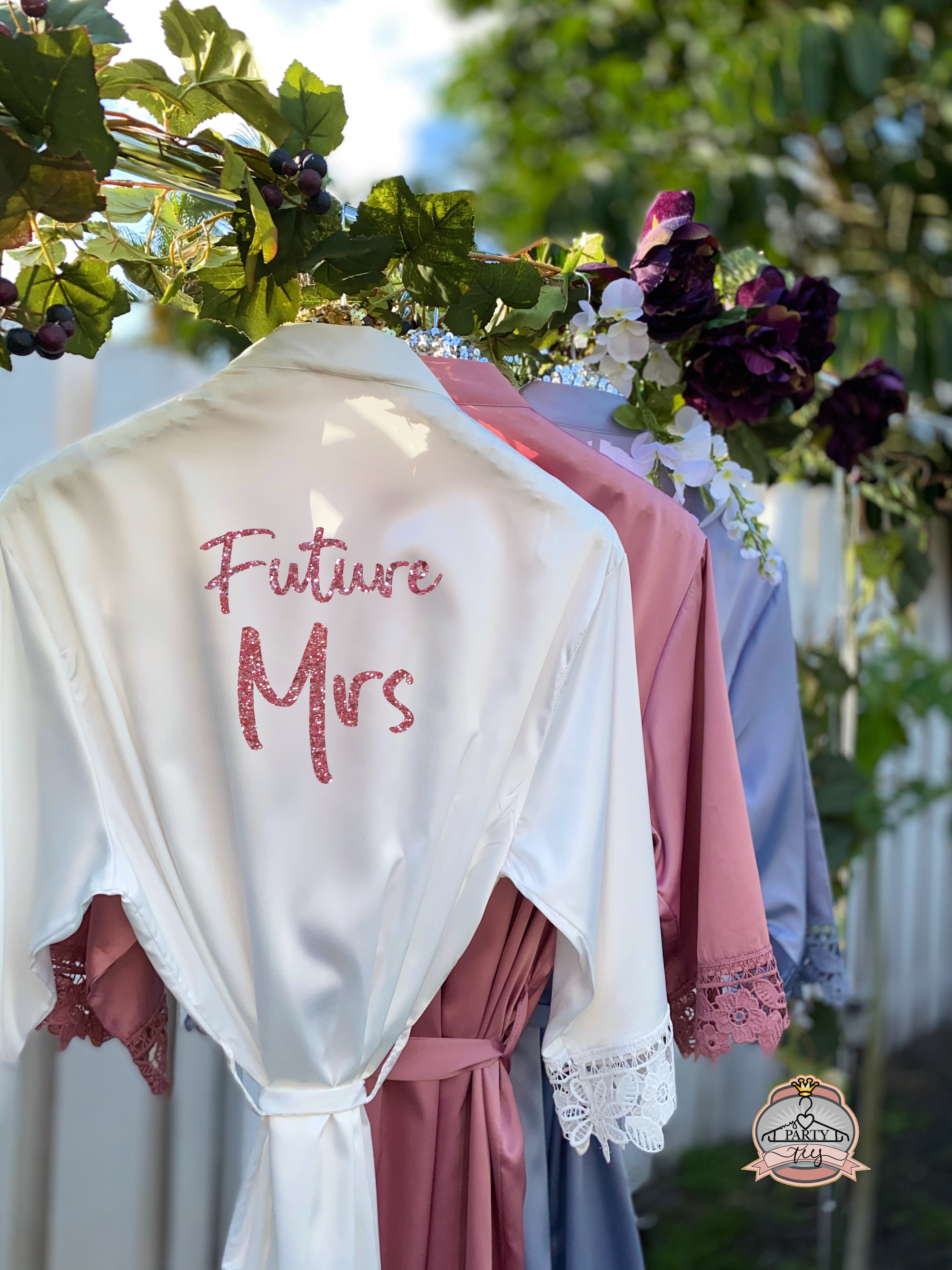 Mrs Silk Robe Etsy