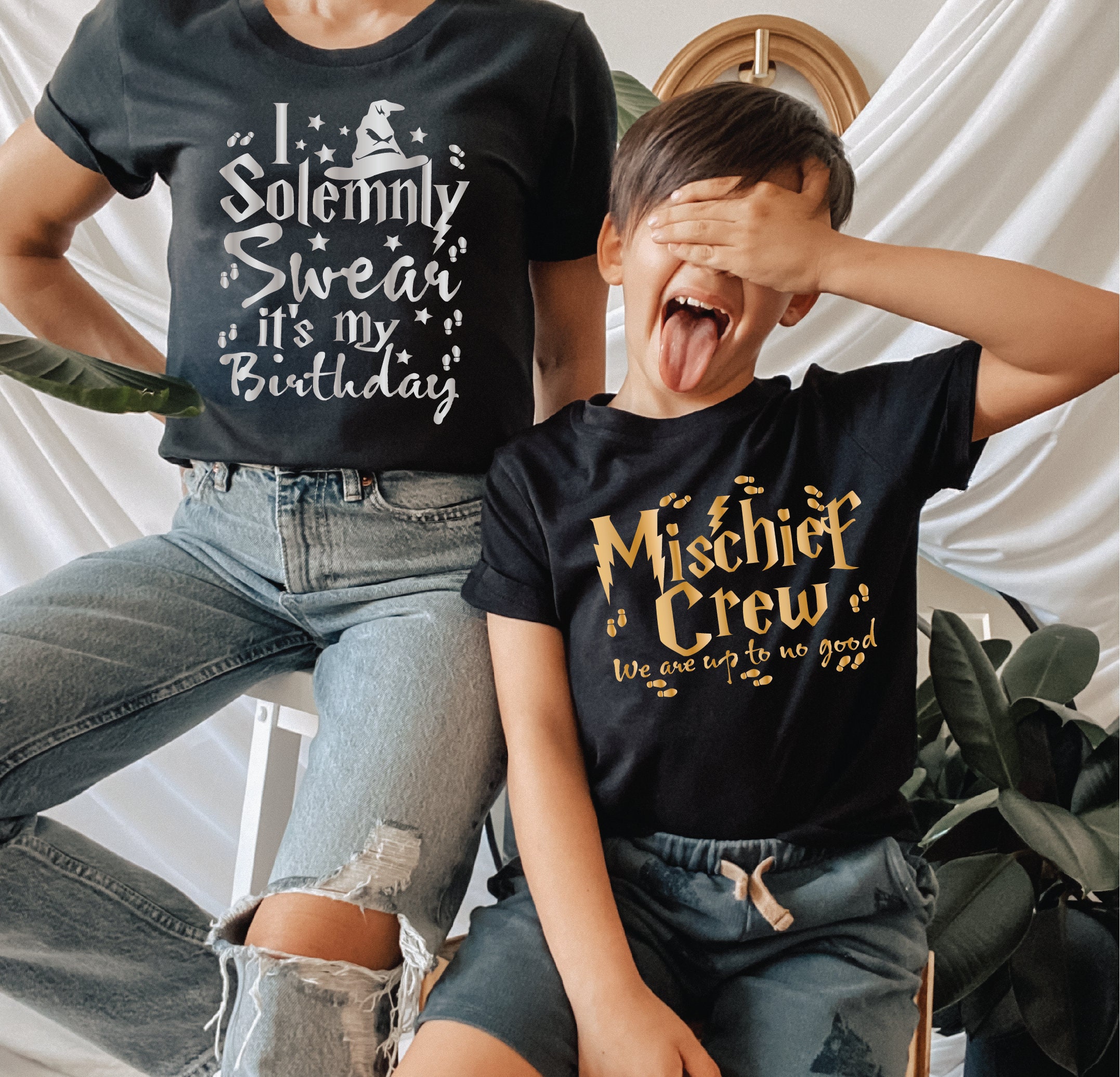 Birthday Party Shirts, Mischief Crew Shirts, Birthday Wizard