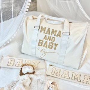 Mama Tasche, Daddy Tasche, Neugeborenen Krankenhaus Tasche, Baby-Dusche-Geschenk, Willkommen Baby Tasche, Mutter Tasche für Krankenhaus, Wochenendtasche D153