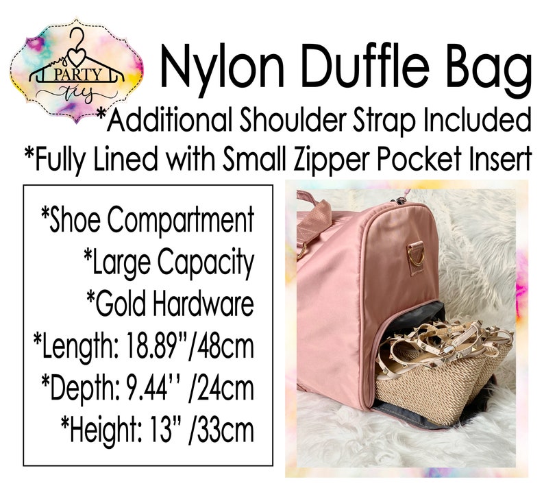 Personalized Duffel Bag Bridesmaid Gift Personalized Weekend Etsy