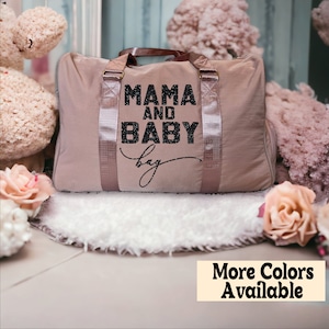 Mama and baby Hospital Bag, Daddy Bag, Newborn Hospital Bag, Mom To Be, Baby Shower Gift, Welcome Baby Bag, Mom bag For Hospital, Weekend