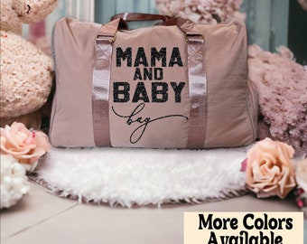 Mama und Baby Krankenhaus Tasche, Papa Tasche, Neugeborene Krankenhaus Tasche, Mama zu sein, Baby-Dusche-Geschenk, Baby-Willkommens-Tasche, Mutter Tasche für Krankenhaus, Wochenende