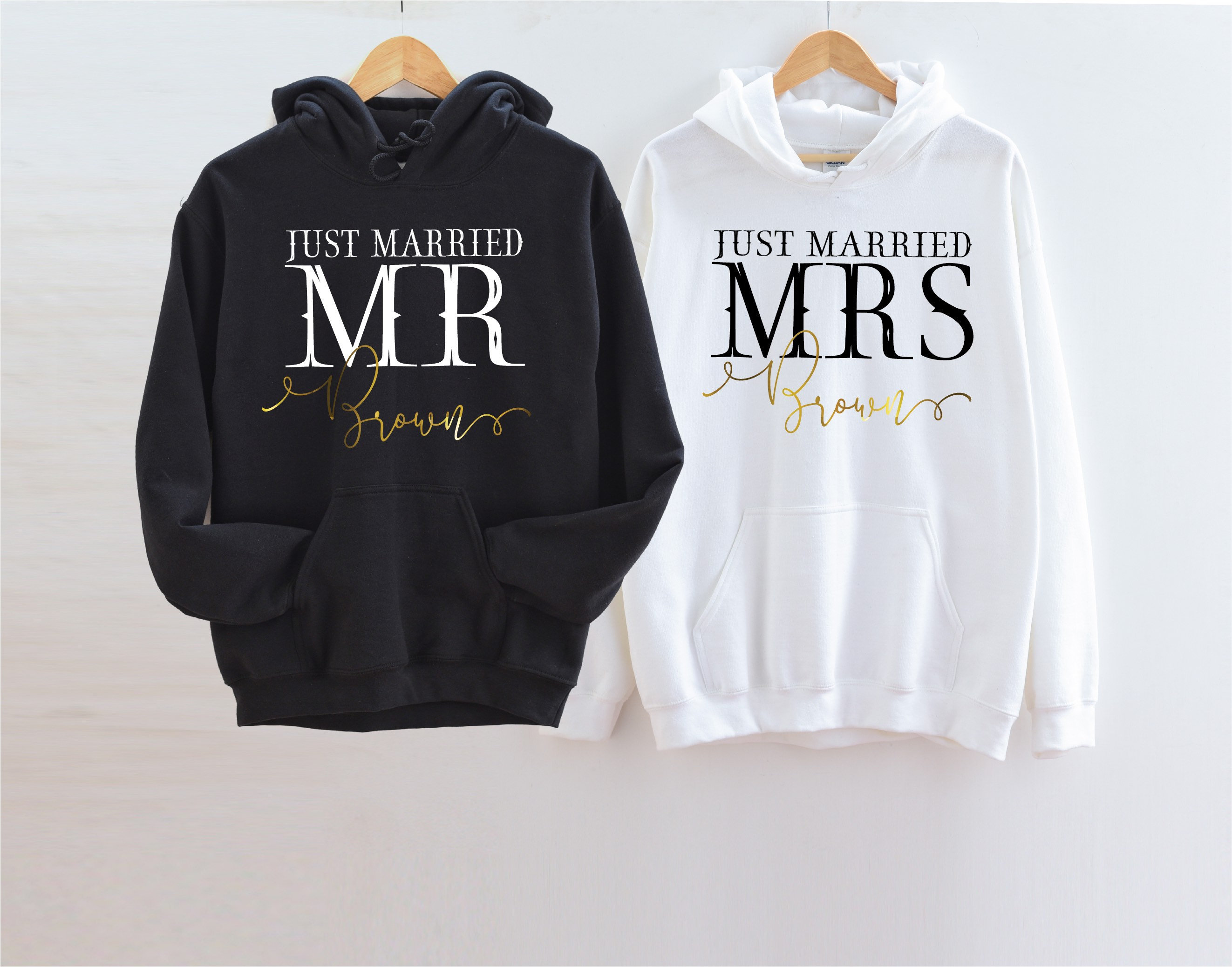 Couples Mr and Mrs Sweatshirts,  Wedding, Couples Hoodies, Custom Honeymooning  sweatshirts, Just Married Mr and Mrs Hoodies