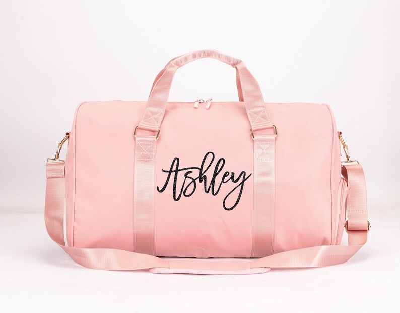 Personalized Duffel Bag Bridesmaid Gift Personalized Weekend Etsy