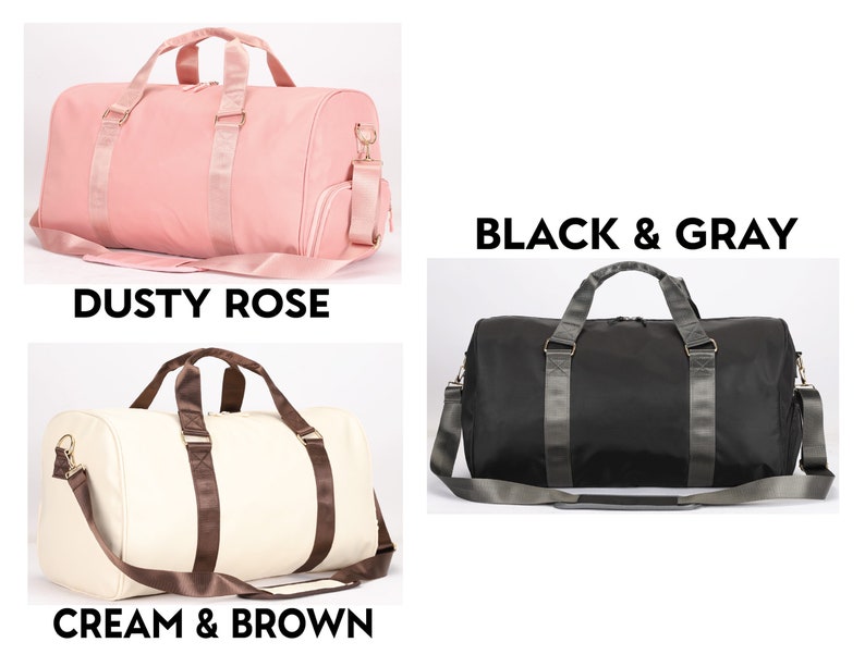 Personalized Duffel Bag Bridesmaid Gift Personalized Weekend Etsy