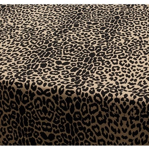 Tela estampado leopardo Tela algodón Animal Print de medio metro imagen 7