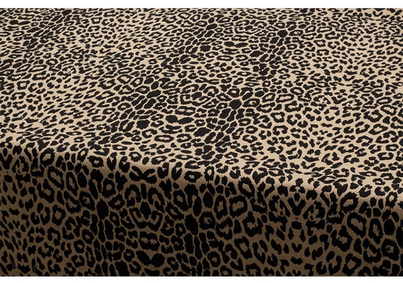 Tela estampado leopardo Tela algodón Animal Print de medio metro imagen 7