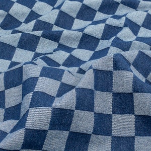Denim Tie-dyed Colored Fabric 9oz 100% Cotton 60 Colored Denim Fabric, Tie-dyed  Jeans Fabric , Non Stretchy Printed Denim 