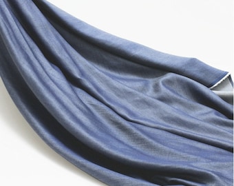 Lightweight denim fabric, soft tencel denim fabric for jeans with good drape by Half Meter