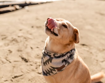 Dog Bandana | ISLA - Southwest - Navajo - Aztec - Tie On - Pet Bandana -Upcycled - Boho