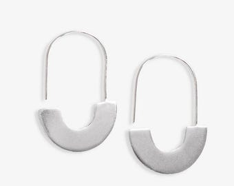 Maggie Half Circles Hoop Earrings