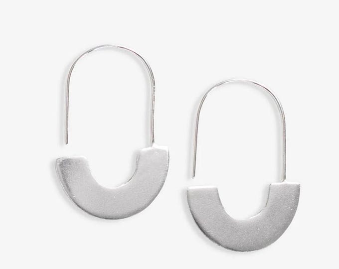 Maggie Half Circles Hoop Earrings