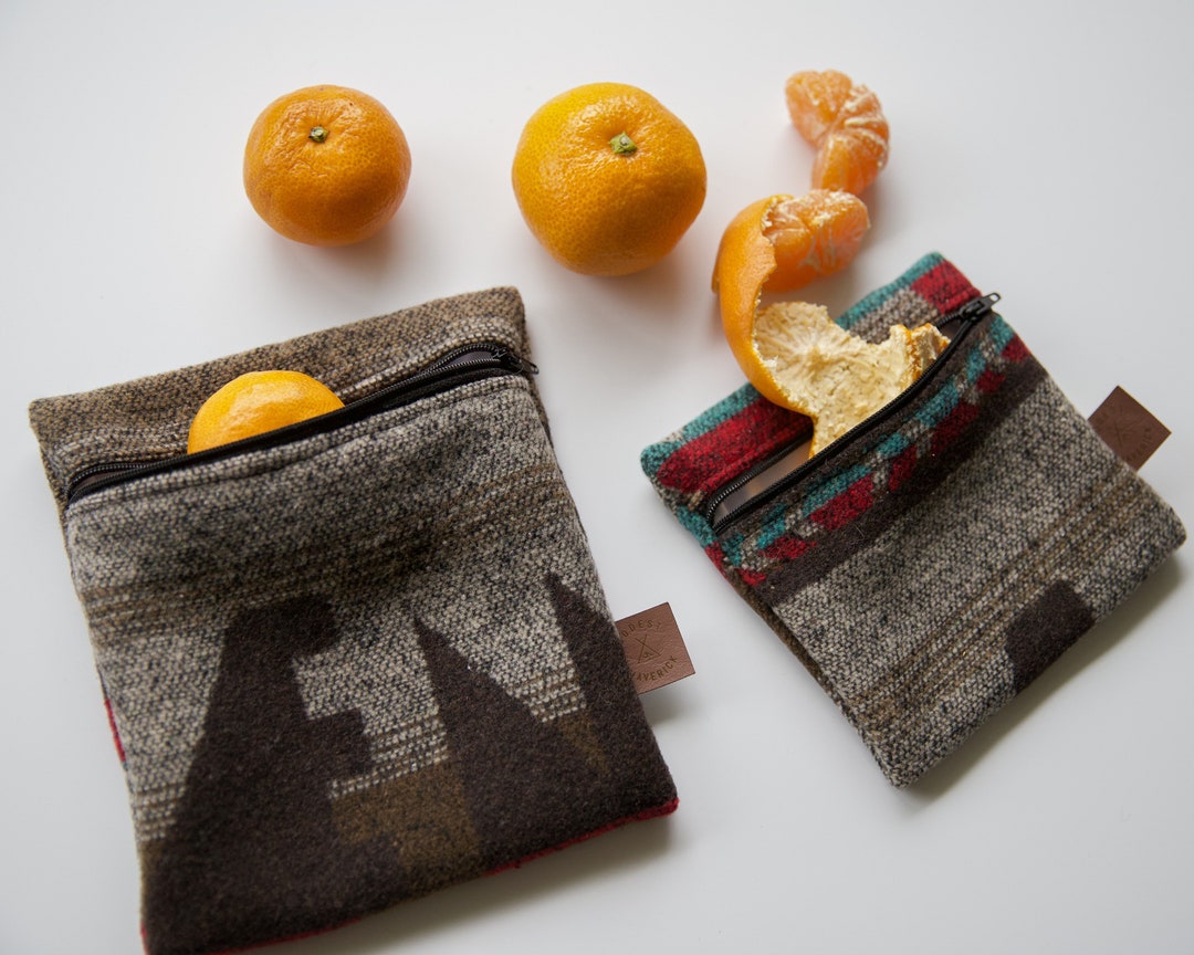 Rustic Aztec Reusable Snack Bags – Waterproof Zero Waste Set - Etsy
