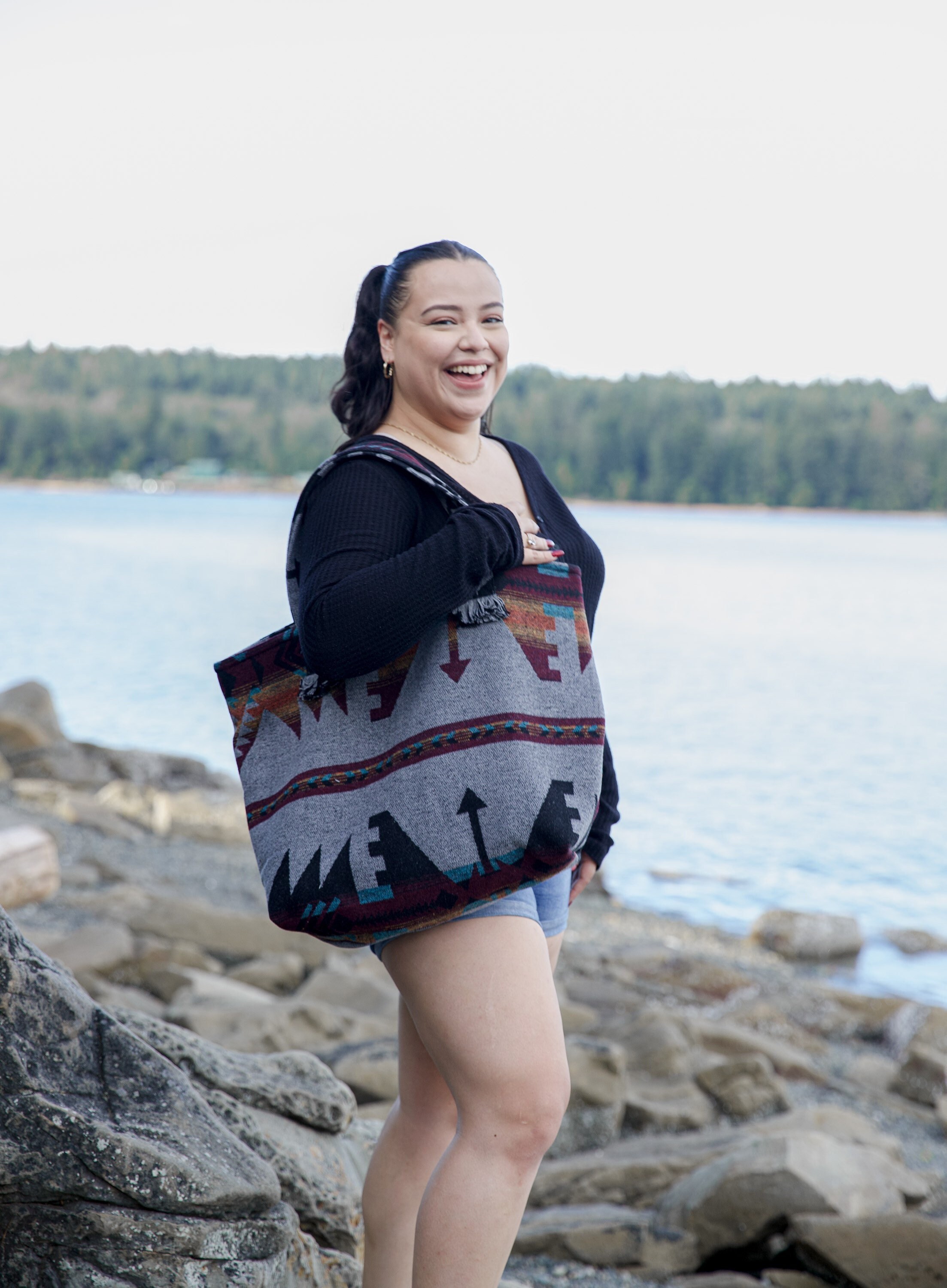 Aztec beach bag deals