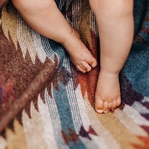 Baby Blanket - OASIS - Southwest - Newborn - Stroller Blanket - Car Seat Blanket - Aztec - Geometric