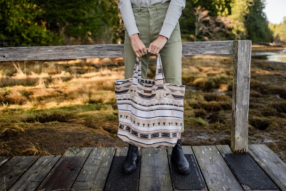 fabric travel tote bags Boho Style Tote Bag
