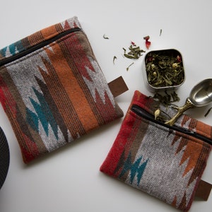 Reusable Snack Bag Set - THE TRAVELLER - Aztec - Navajo - Snack Bag - Waterproof - Zero Waste - Sandwich Bag