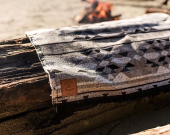 Couverture de plage Tofino | ALPIN - Aztèque, Navajo, Sud-ouest, Géométrique, Couverture de plage, Tofino, Jeté, Couverture de yoga