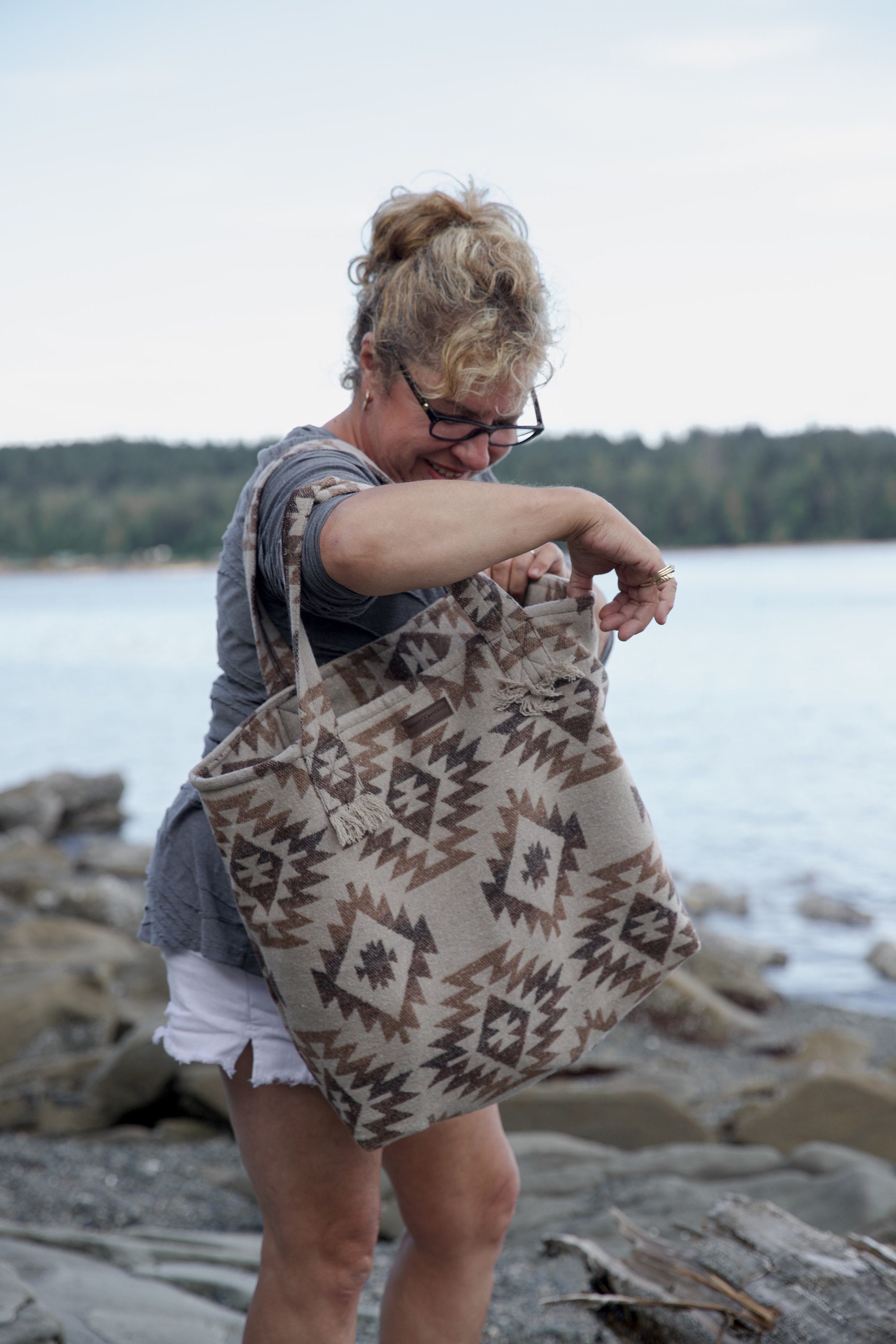 sandy tote bag