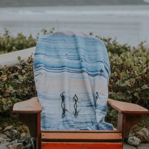 Tofino Travel Towel Recycled Ecofriendly Tofino Beach Towel Hot Yoga Towel Yoga Towel Travel Towel image 1