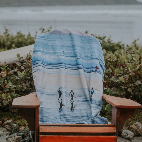 Tofino Travel Towel - Recycled - Ecofriendly - Tofino - Beach Towel - Hot Yoga Towel - Yoga Towel - Travel Towel