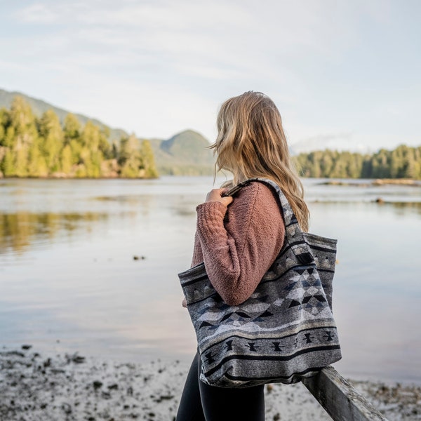 Travellin' Tote - ALPINE - Boho - Yoga Bag - Beach Bag - Weekender - Adventure Bag - Baby Bag - Market Bag - Travel Bag