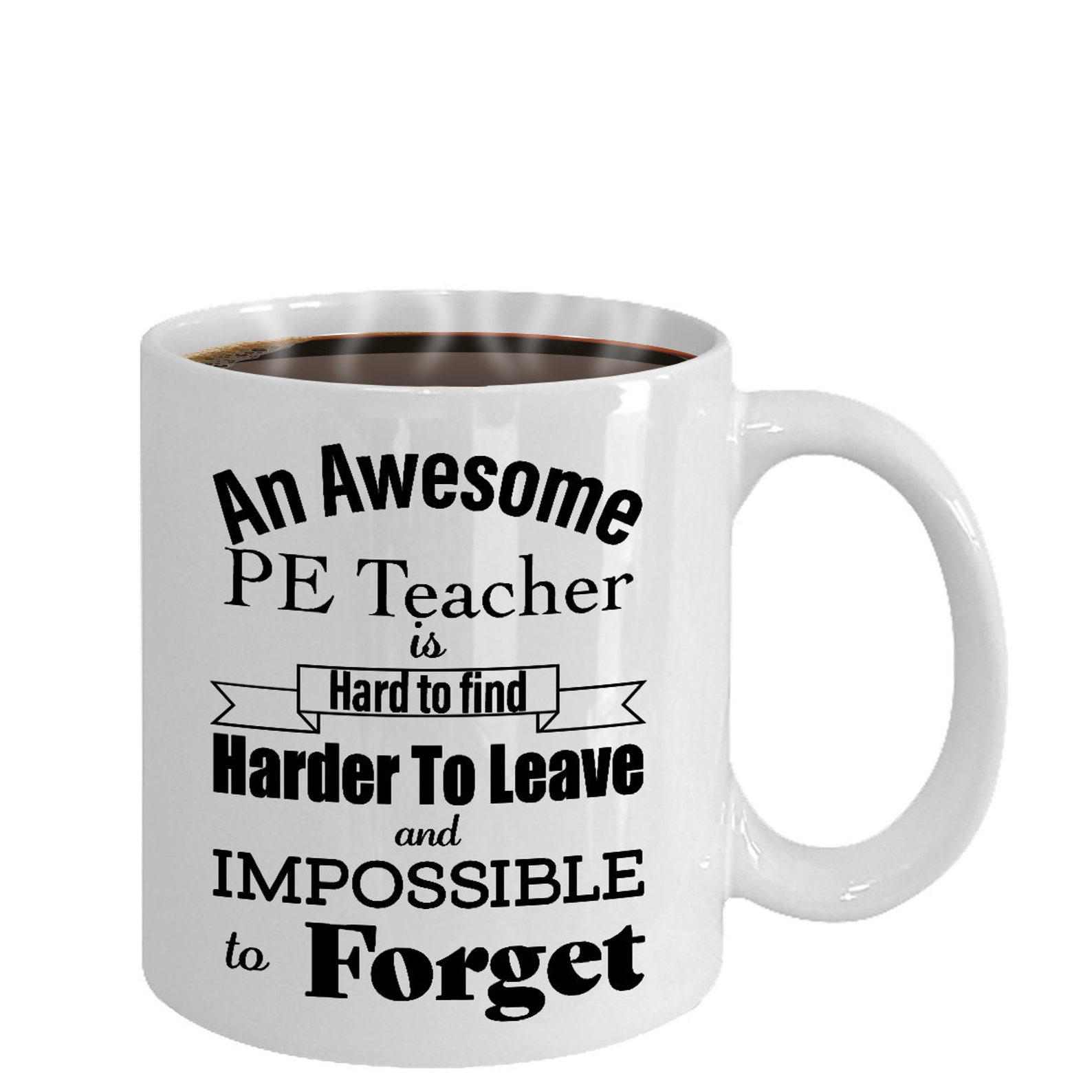 Thank You Gift for PE Teacher Appreciation Retirement Coffee Etsy