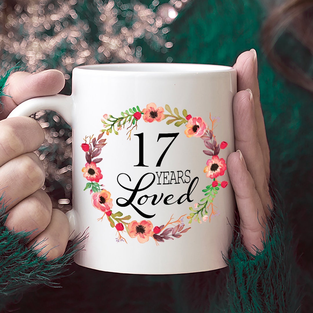 17th Birthday Gifts for Girl Boy - 11 oz Coffee Mug - 17 Year Old Present Ideas for Son, Daughter, Sister, Brother, Friend, Colleague, Classmate (17th