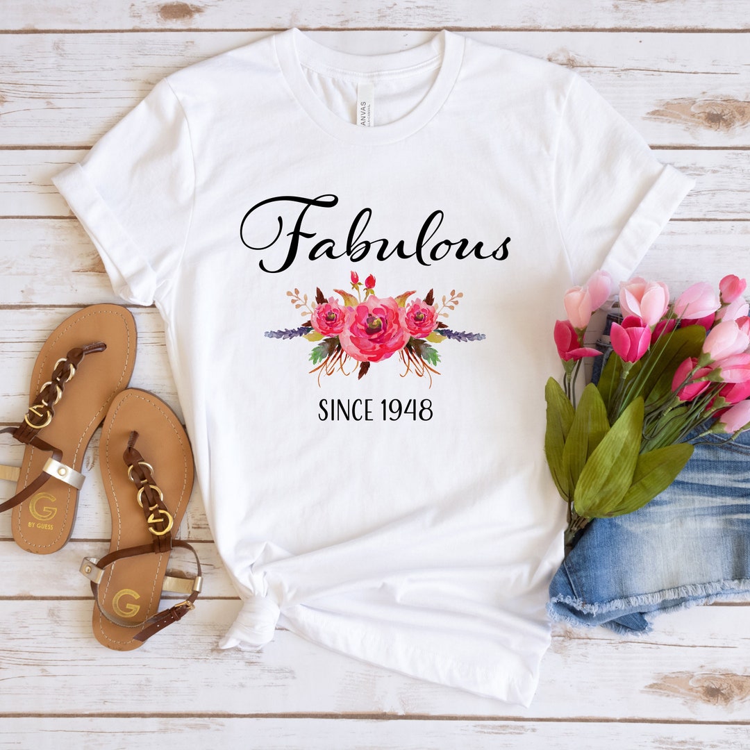 75th Birthday Gifts for Women 75 Year Old Female Fabulous Etsy