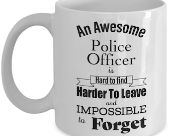 Police Officer Gifts for Men Women - Police Officer Cups - Police Officer Graduation Gifts - Retirement, Thank you, Appreciation Gift Ideas