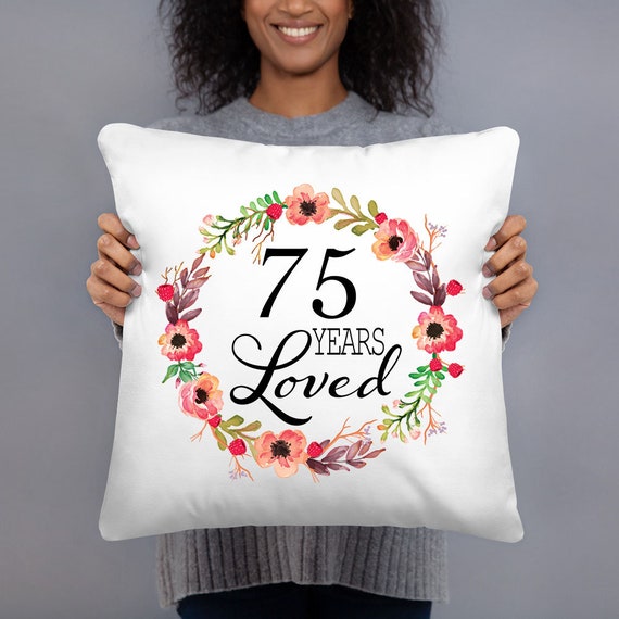 75th Birthday Gifts for Women 75 Year Old Female 75 Years Etsy