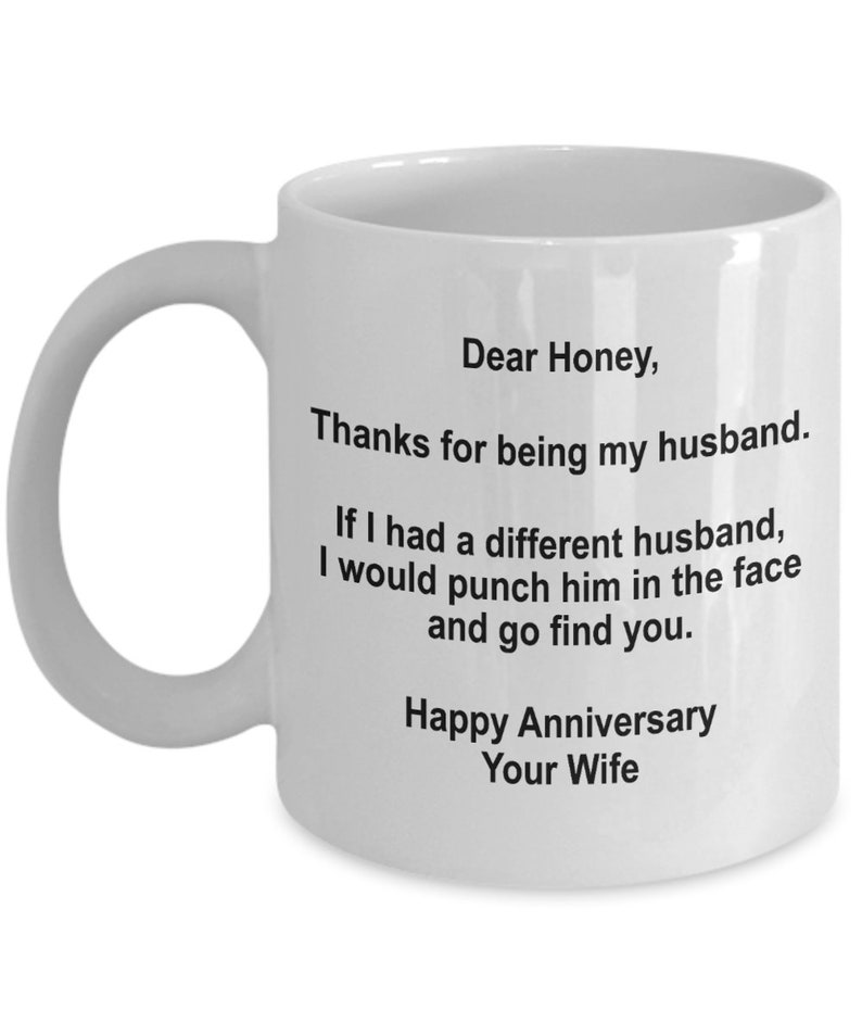 Best Anniversary Gifts for Husband From Him Wife Coffee Mug Etsy