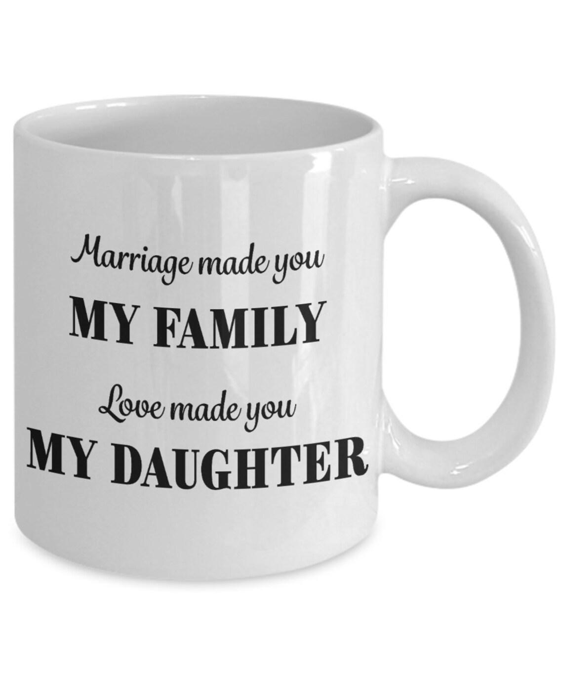 Gifts for Daughter in Law Mug From Father Mother Mom Dad Etsy