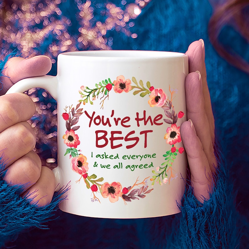 You're the BEST Coffee Mug Thank You Gift for Boss Etsy