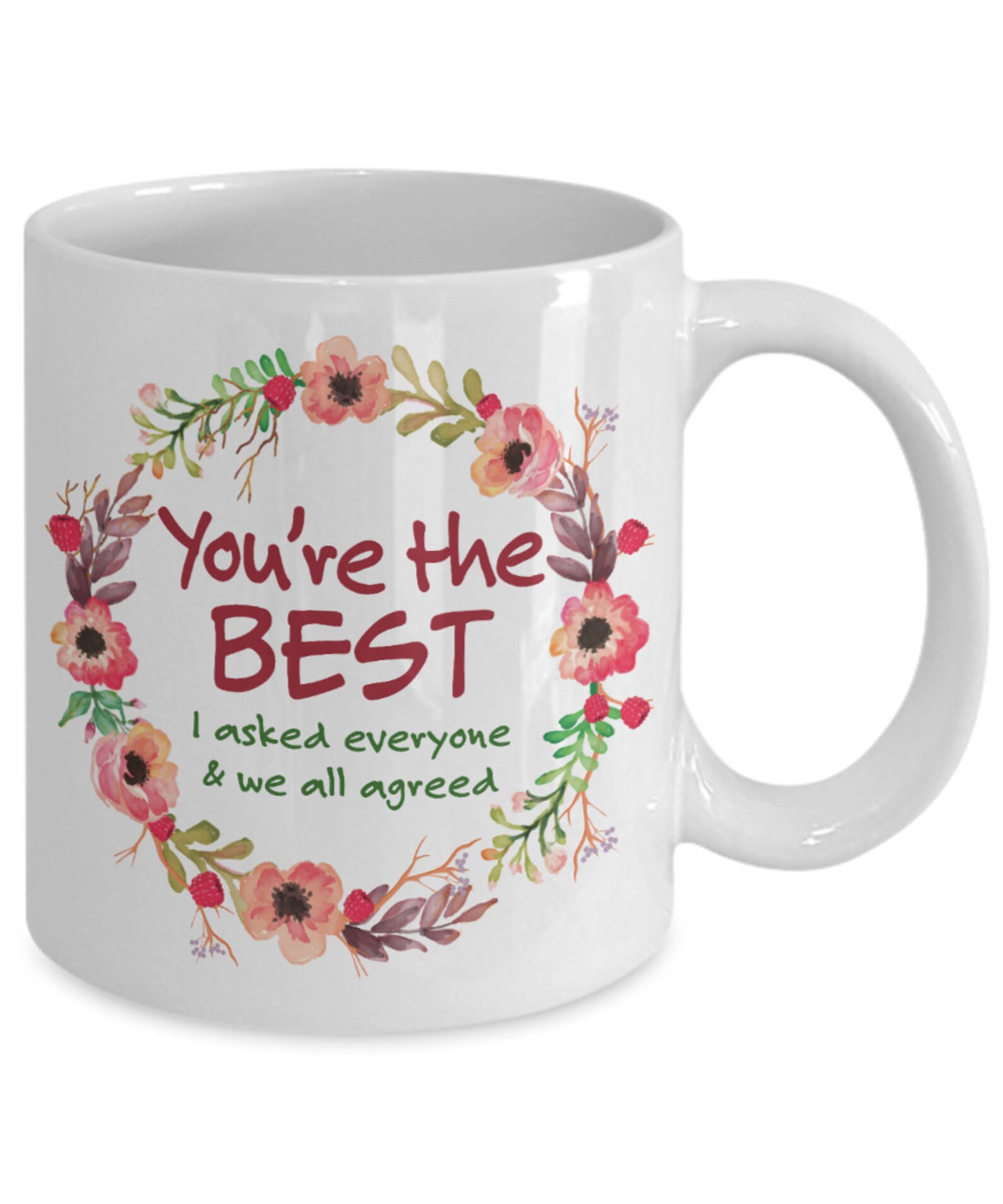 You're the BEST Coffee Mug Thank You Gift for Boss Etsy