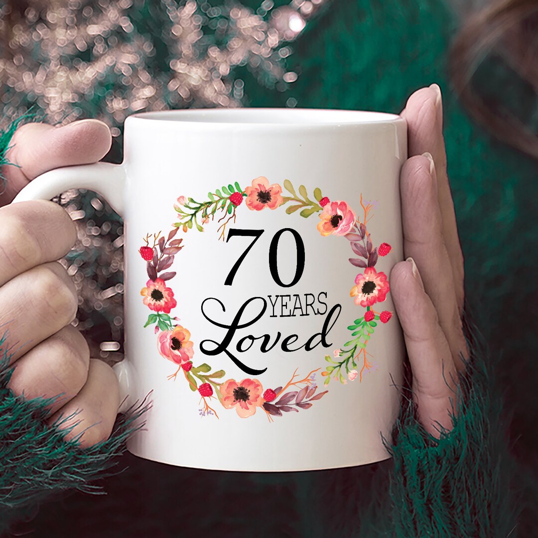 Regalos de 70 cumpleaños para mujeres Regalo para mujeres de 70 años 70