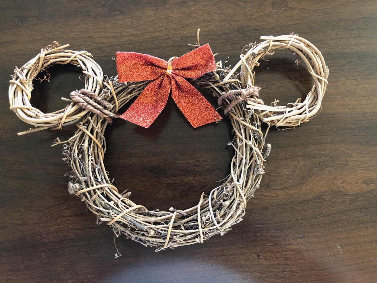 Minnie Mouse Christmas Wreath 