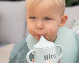Baby Personalised Sippy Cup | Drinking Cup | Baby Trainer Cup | JBØRN