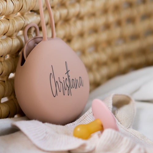 Silicone Pacifier Holder Case Etsy